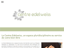 Tablet Screenshot of centre-edelweiss-crolles.com